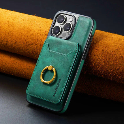 iPhone Wallet Case with Ring Holder Stand for iPhone 12 to 16 – image 5