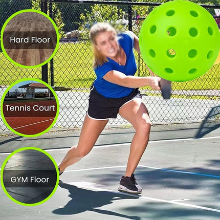 Pickleball Trainer with Water Base, Glow in the Dark Pickleball Training Aid