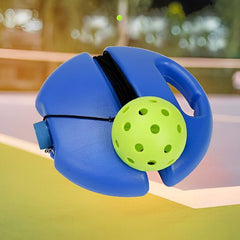 Pickleball Trainer with Water Base, Pickleball Drill Rebounder for Solo Play, Glow in the Dark Pickleball Training Aid_00