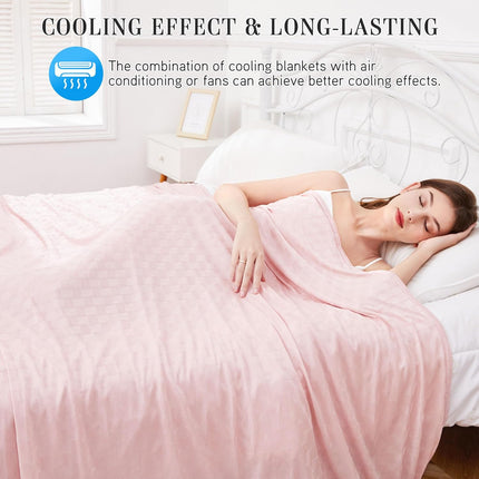 Chill Comfort | Cooling Summer Blanket with Double-Sided Cold Effect | Breathable & Lightweight for Hot Sleepers