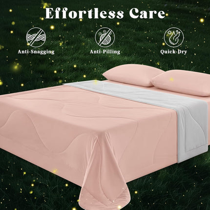 Cooling Comforter | Double-Sided Cooling Blanket for Hot Sleepers | Breathable Ice Fabric for Ultimate Comfort
