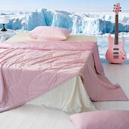 Cooling Comforter Set | Lightweight Cooling Blanket with Cooling Pillowcases | Moisture-Wicking Fabric for Hot Sleepers