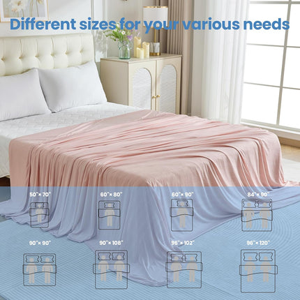 Cooling Blanket Collection | Soft Lightweight Summer Blanket for Hot Sleepers | Ideal for Night Sweats on Bed or Couch