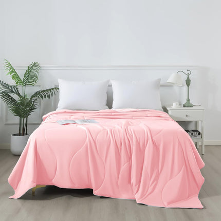 Cool Comfort | Cooling Comforter for Hot Sleepers with Breathable Fabric | Lightweight Summer Blanket for Night Sweats