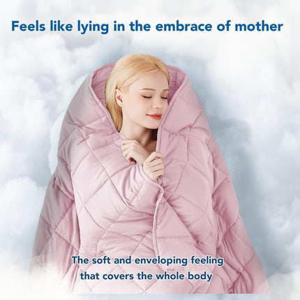 Cozy Comfort | Weighted Blanket with Cooling Microfiber | All-Season Softness for Ultimate Relaxation