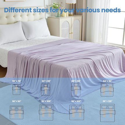 Cooling Blanket Collection | Soft Lightweight Summer Blanket for Hot Sleepers | Ideal for Night Sweats on Bed or Couch
