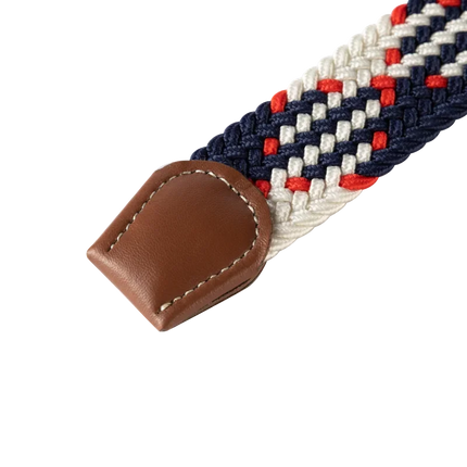 Stretch Belt, Elastic Fabric Belt with Metal Buckle, One Size Casual Stretchy Belt for Everyday Outfits