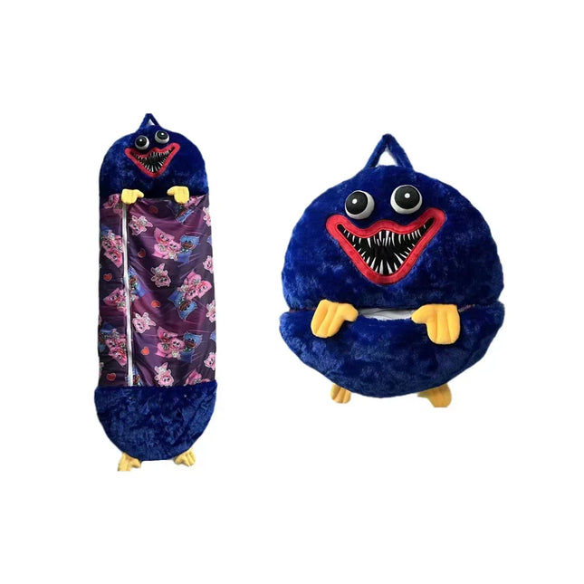 Kids Sleeping Bag, Stuffed Animal Sleeping Bag for Sleepovers, Plush Toy with Hidden Zipper_01