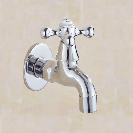 Chrome Brass Tap Hose Bib for Garden and Washing Machine – image 5