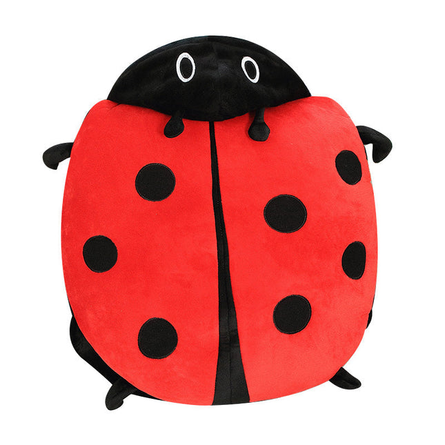 Ladybug Plush Toys, Giant Stuffed Animal, Oversized Plush Toy Cushion, Floor Cushion, Reading Pillow for Kids