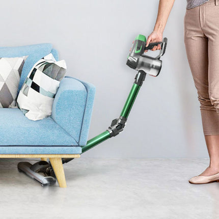Handheld Wireless Vacuum Cleaner with LED Light & Mite Brush | Powerful Cleaning for Home and Car