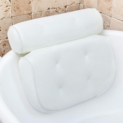 Bath Pillow with Suction Cups, Mesh Bath Accessories for Hot Tub and Spa – image 5