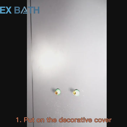 Shower Faucet Set with Rain Shower Head and Single Handle Mixer