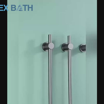 Stainless Steel Heated Towel Rack with Touch Control, Wall Mounted Towel Warmer for Bathroom – image 8