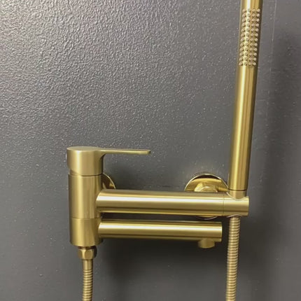 Bathtub Faucet Set for Hot and Cold Water, Bathtub Faucet Wall Mounted – video 8