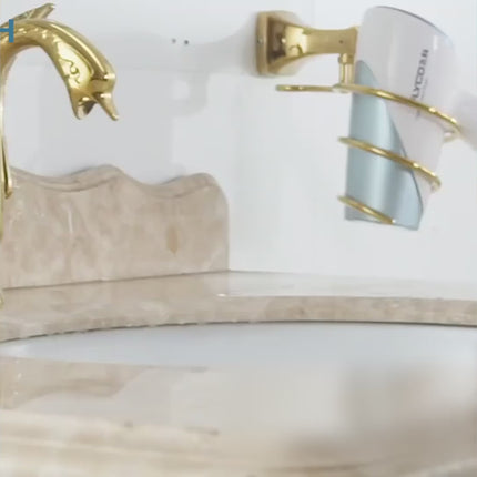 Gold Bathroom Faucet, Swan Bathroom Sink Faucet