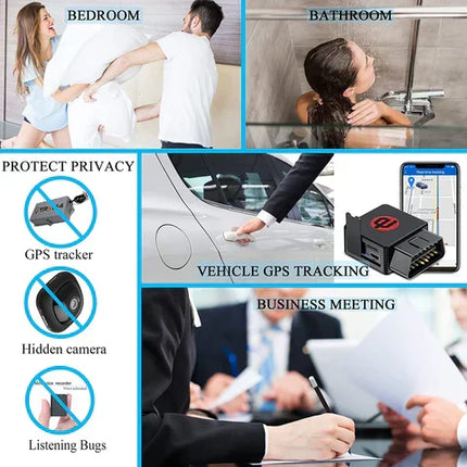 RF Detector, GPS Tracker Detector with Magnetic Detection Hose