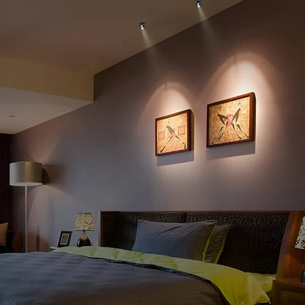 Remote Control Spotlight with 300° Rotation and Dimming | Easy Installation for Customized Lighting