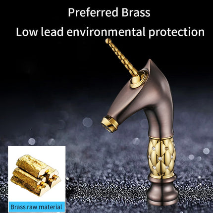 Bathroom Faucets, Single Hole Faucet in Solid Brass – image 19
