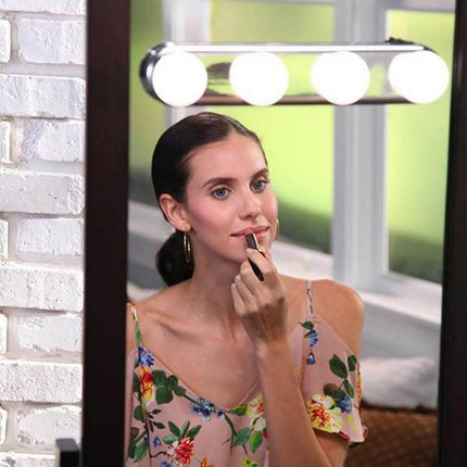 Vanity Mirror Lights, Makeup Mirror Light with 4 LED Bulbs