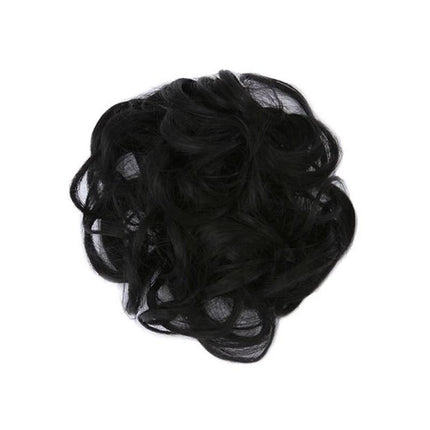 Messy Bun Fake Hair Scrunchie, Chignon Hair Bun Hairpiece – image 18