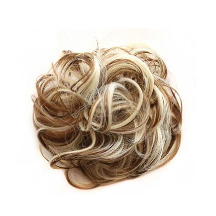Messy Bun Fake Hair Scrunchie, Chignon Hair Bun Hairpiece – image 24