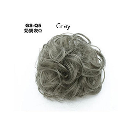 Messy Bun Fake Hair Scrunchie, Chignon Hair Bun Hairpiece – image 6