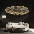 Art Deco Cloud Lamps, Cloud Ceiling Light with Starry LED Dots, Modern Pendant Light for Home Decor