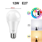 WiFi Smart Bulb with App & Voice Control | Adjustable Color & Brightness for Personalized Lighting