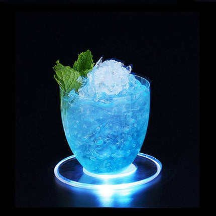 Ultra Thin LED Coaster, Acrylic Coasters for Bar and Cocktail Drinks – image 11