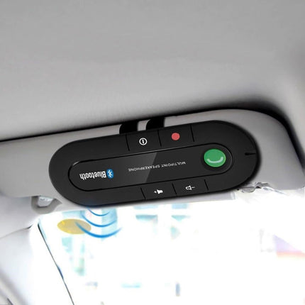 Bluetooth Car Speakerphone for Sun Visor, Hands Free Device for Car, Wireless Bluetooth Car Kit for Hands Free Calling