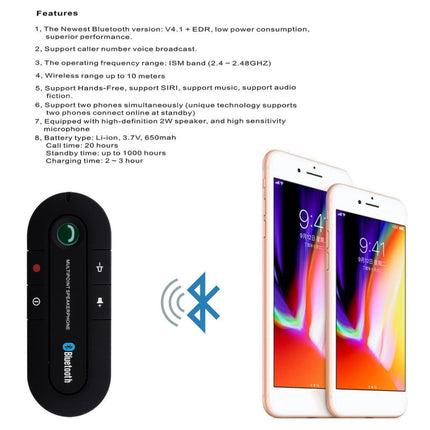 Bluetooth Car Speakerphone for Sun Visor – image 6