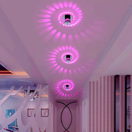 Spiral LED Wall and Ceiling Light with Modern Design | Energy-Saving Lighting for Stunning Atmosphere