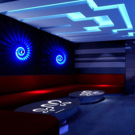 Spiral LED Wall and Ceiling Light with Modern Design | Energy-Saving Lighting for Stunning Atmosphere