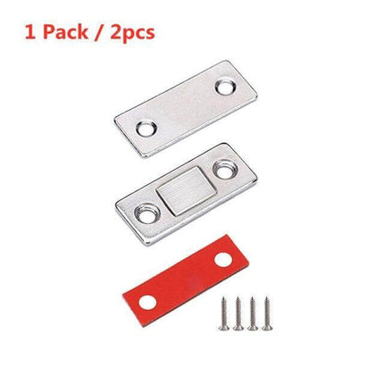 Magnetic Door Stopper for Cabinets, Ultra Thin Stainless Steel Magnet Lock – image 9