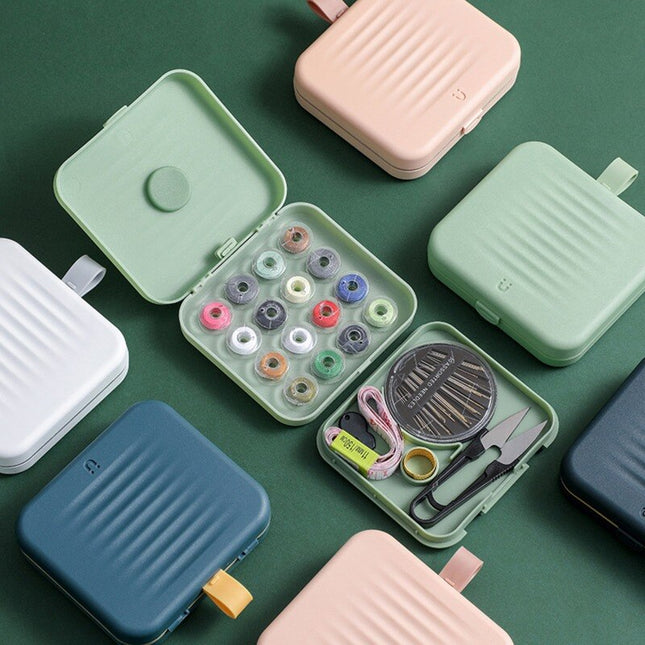 Sewing Kit for Travel, Mini Sewing Kit with Thimble and Needle Threader
