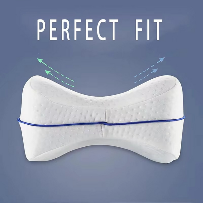 Zippered Pillowcases Set of 2, White Pillowcase for Leg Contour Pillow