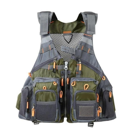 Fishing Life Vest, Adult Life Jacket with Multiple Pockets – image 6