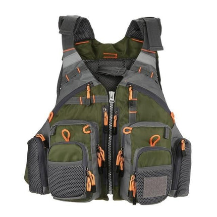 Fishing Life Vest, Adult Life Jacket with Multiple Pockets – image 12
