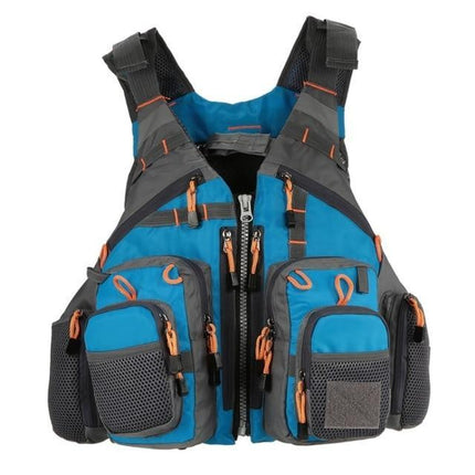 Fishing Life Vest, Adult Life Jacket with Multiple Pockets, Fly Fishing Vest for Kayak and Boating