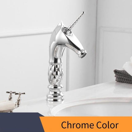 Bathroom Faucets, Single Hole Faucet in Solid Brass