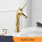 Bathroom Faucets, Gold Bathroom Sink Faucet with Unicorn Handle – image 20