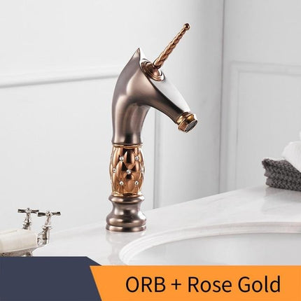 Bathroom Faucets, Single Hole Faucet in Solid Brass – image 5