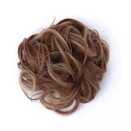 Messy Bun Fake Hair Scrunchie – image 26