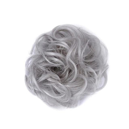 Messy Bun Fake Hair Scrunchie, Chignon Hair Bun Hairpiece – image 36
