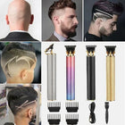 Professional Hair Clipper for Men, Cordless Beard Trimmer with T Blade, Hair Trimmer for Men with 4 Guide Combs