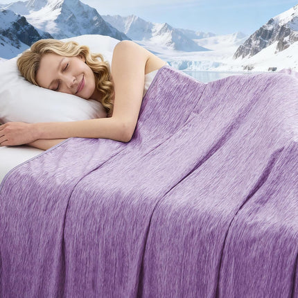 ChillWave | Cooling Blanket with Breathable Fabric | Lightweight & Soft for Hot Sleepers