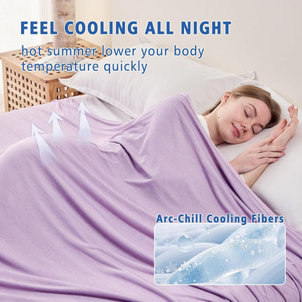 Chill Comfort | Cooling Blanket with Arc-Chill Technology | Lightweight & Breathable for Hot Sleepers