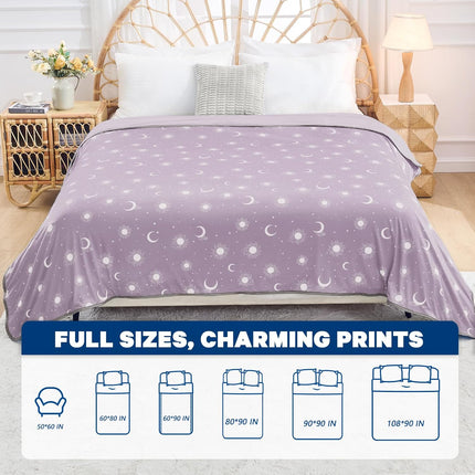 Cozy Comfort | Cooling Blanket with Double-Sided Fabric | Lightweight Summer Blanket for Hot Sleepers and Travel