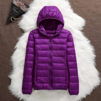 Puffer Jacket for Women, Vegan Puffer Coat – image 7